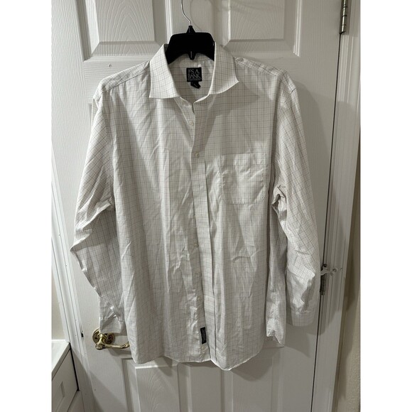 Jos. A. Bank Other - Jos A Bank Dress Shirt Men's 18-37 Traveler's Collection Long Sleeve ButtonDown